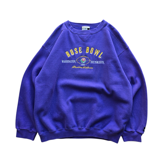 Vintage Washington Huskies Rose Bowl Puma Sweatshirt - XL