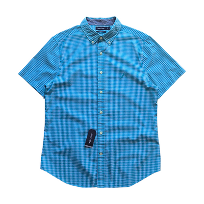Nautica Short Sleeve Button Up Shirt (NEW) - M/L