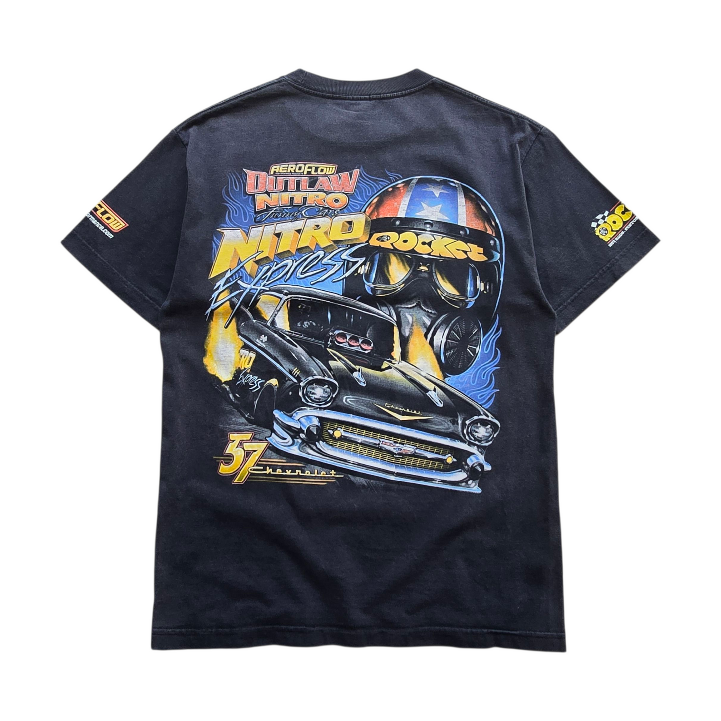 Aeroflow Outlaw Nitro Cars Tee - S/M
