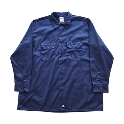 Y2K Dickies Long Sleeve Button Up Shirt - XXL