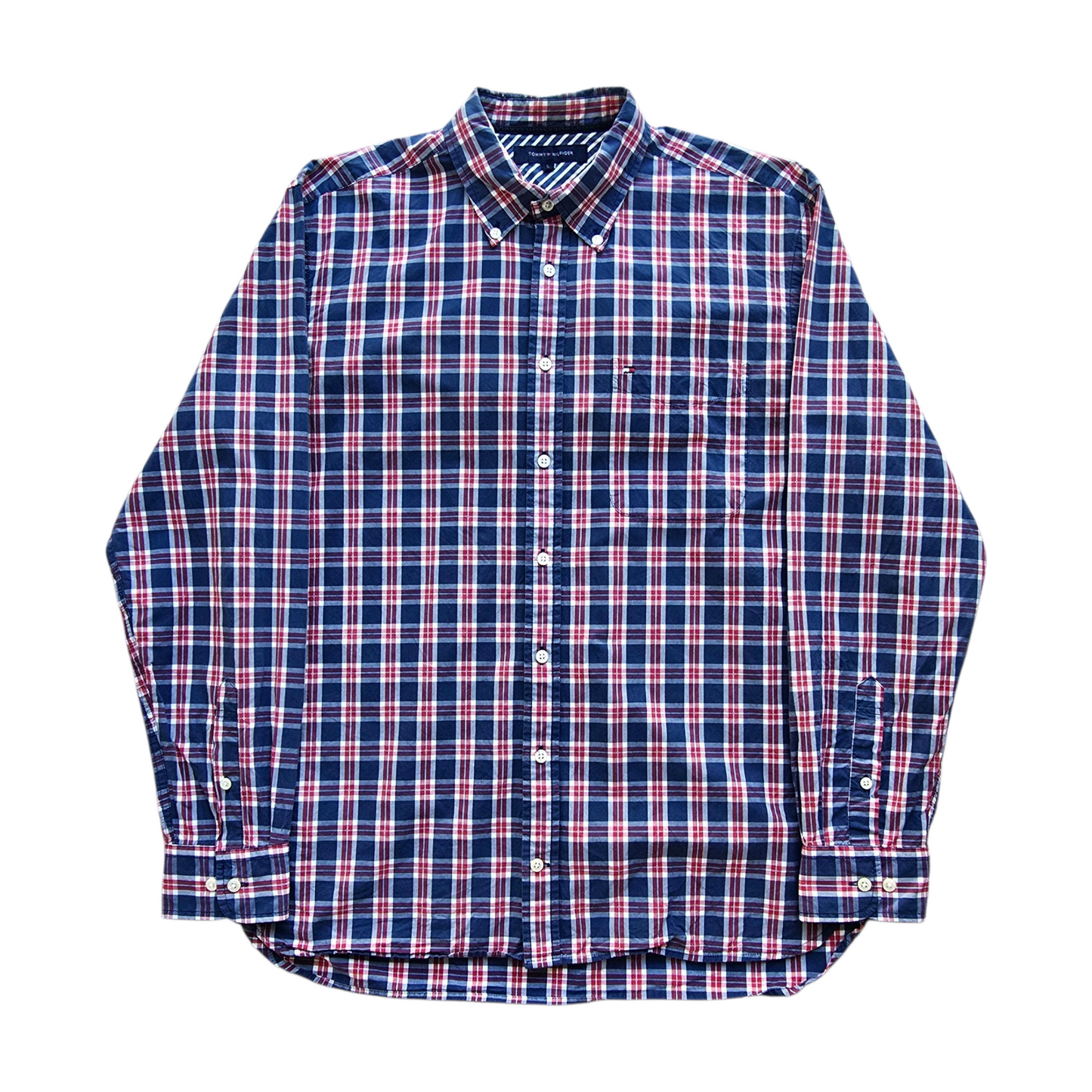 Tommy Hilfiger Long Sleeve Button Up Shirt - M/L