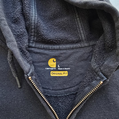 Vintage Carhartt Full Zip Hoodie - L