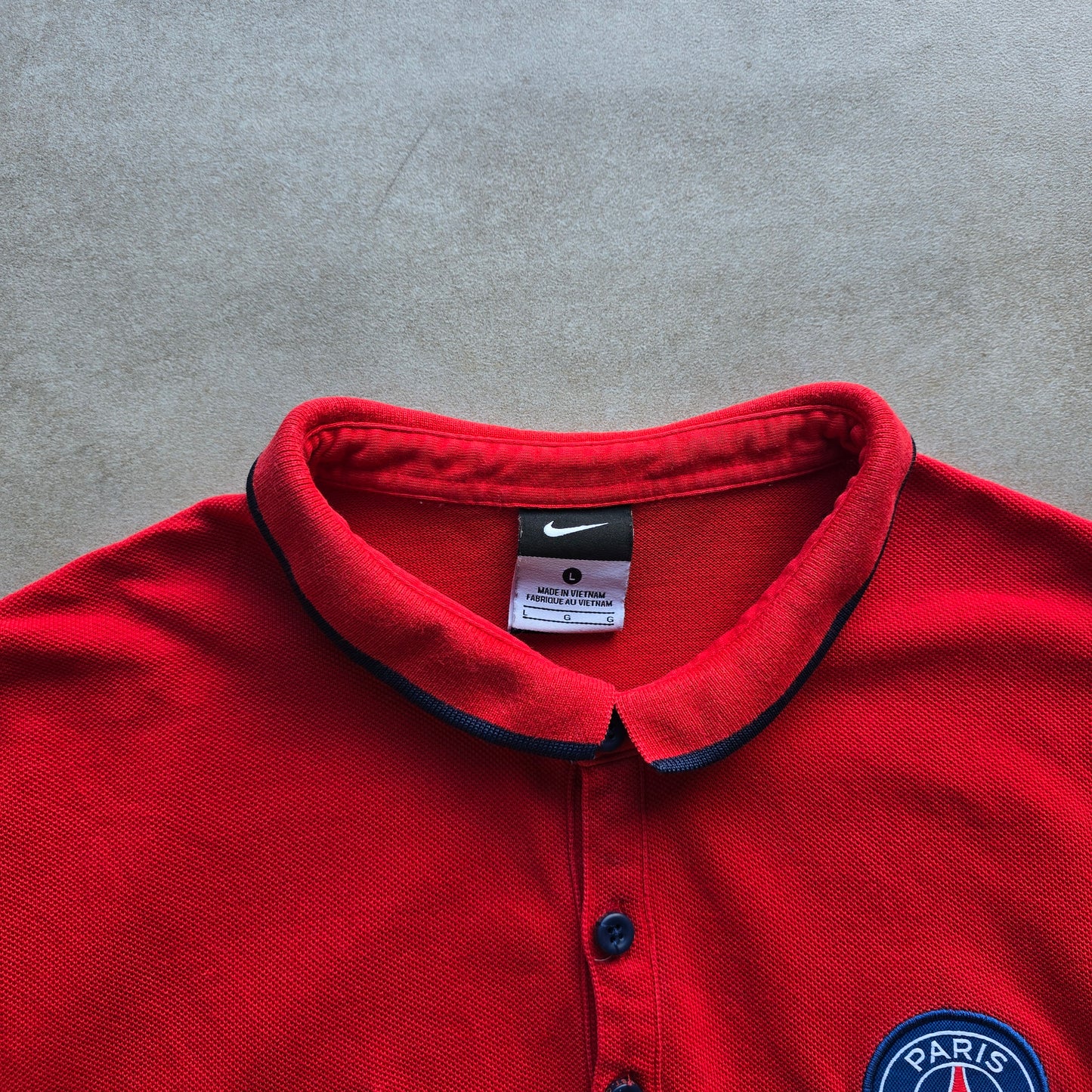 Vintage 2000's Nike Paris Saint-Germain Polo Shirt - S/M