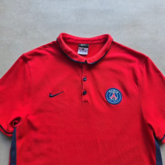 Vintage 2000's Nike Paris Saint-Germain Polo Shirt - S/M