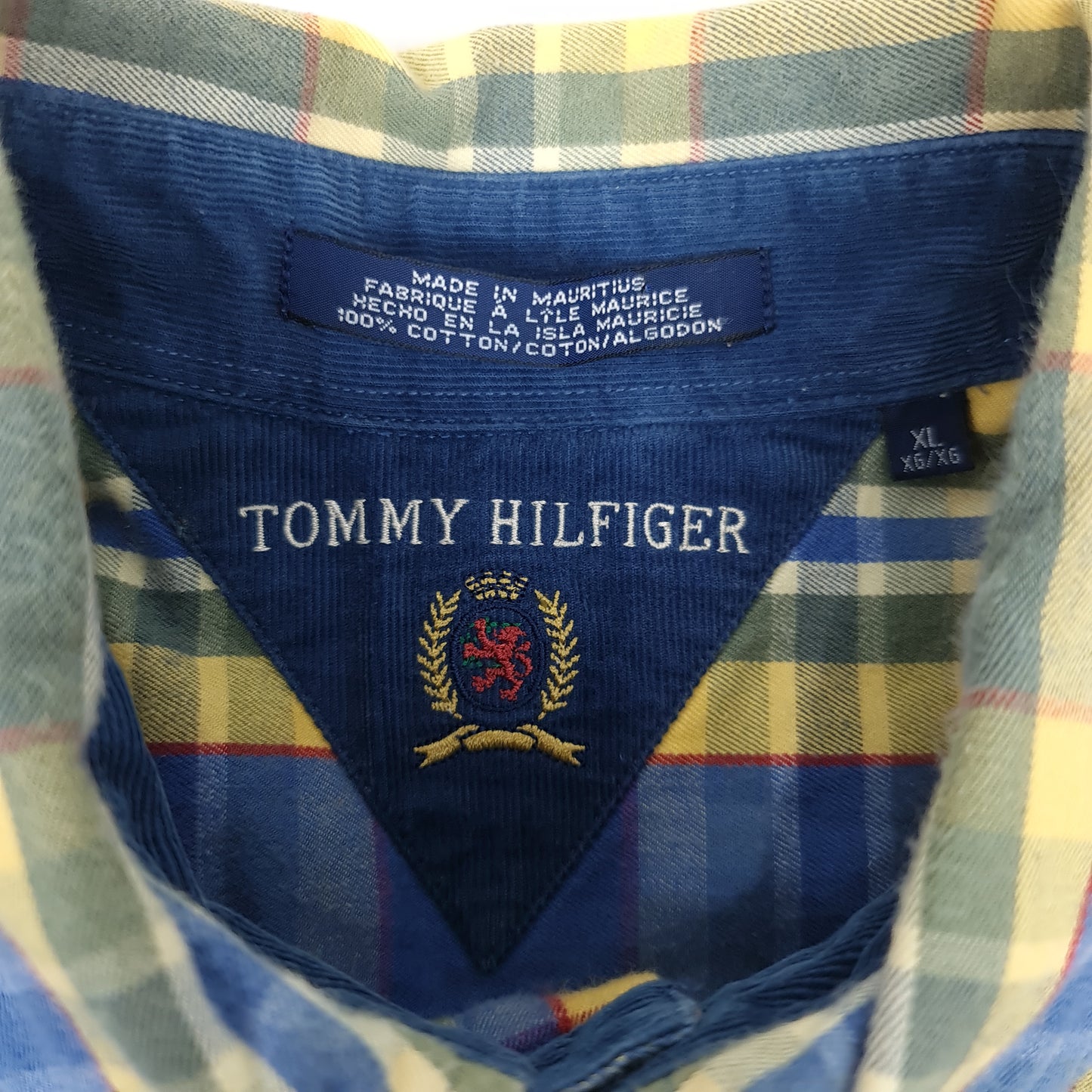 Vintage Tommy Hilfiger Crest Button Up Shirt - XL