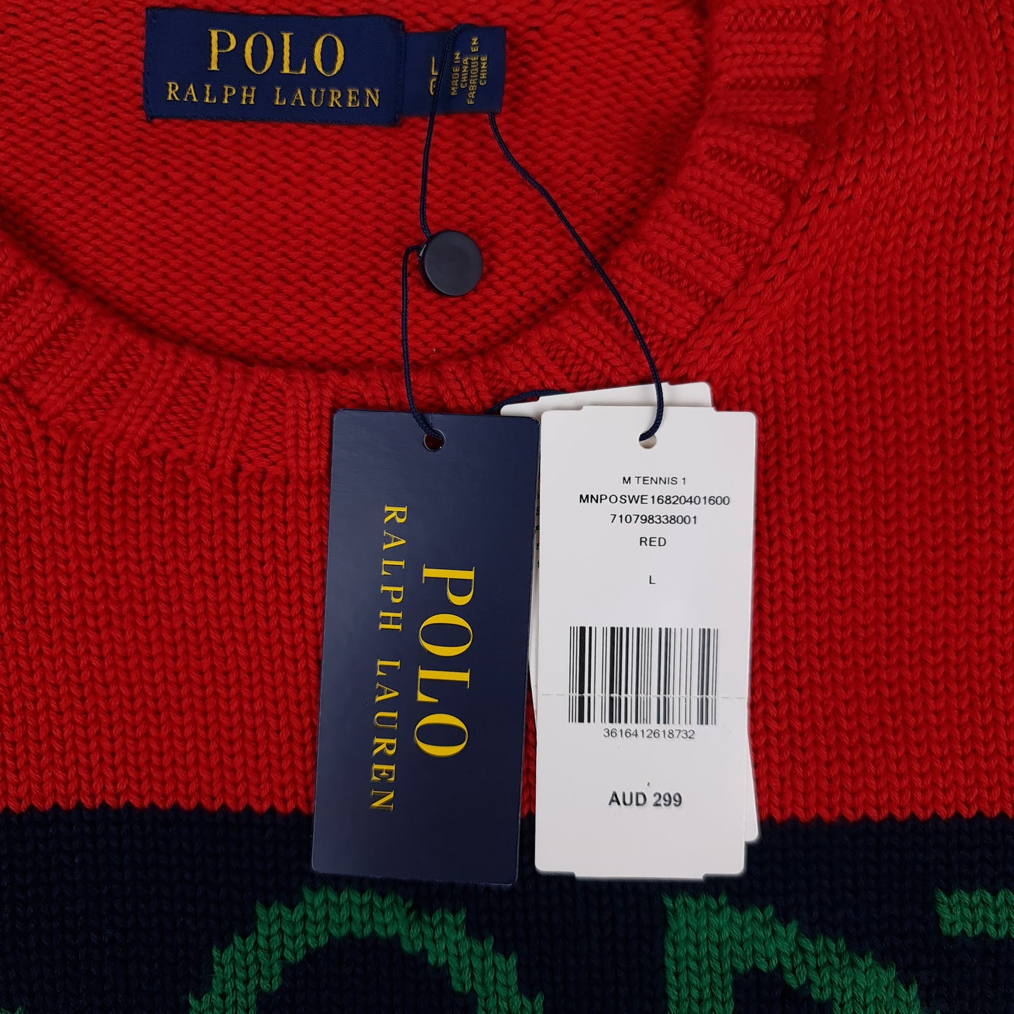 Polo Sport Ralph Lauren Knit Sweater  - L