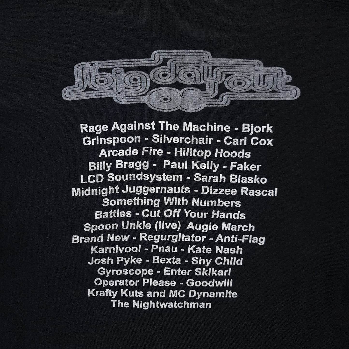 Rage Against The Machine Big Day Out Tee - M