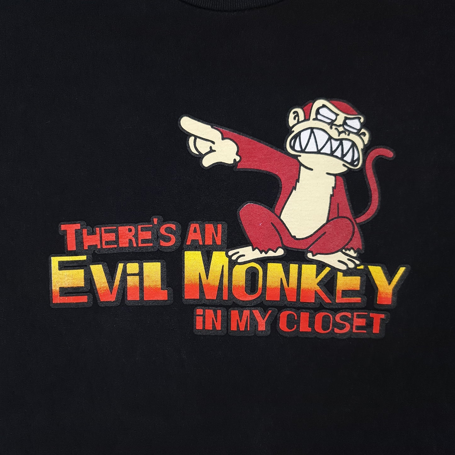 Vintage Family Guy Evil Monkey In Closet Tee - S/M