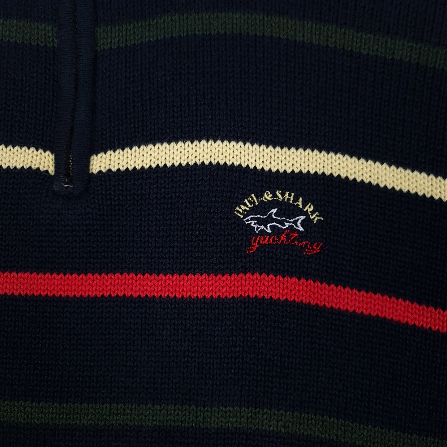 Vintage Paul & Shark 1/4 Zip Knit Sweater - M