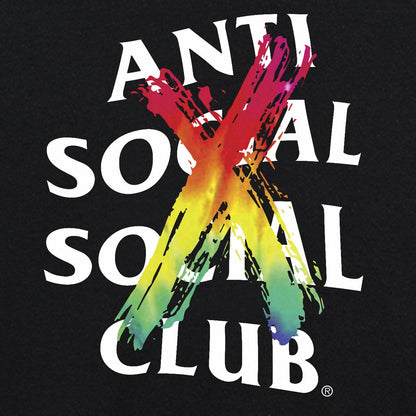 Anti Social Social Club Cancelled Rainbow Tee - L