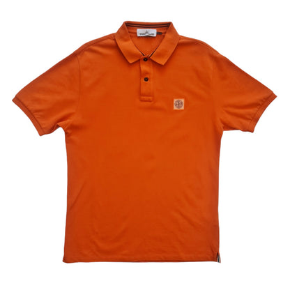 Stone Island Polo Shirt Orange - L