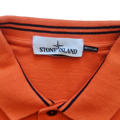 Stone Island Polo Shirt Orange - L