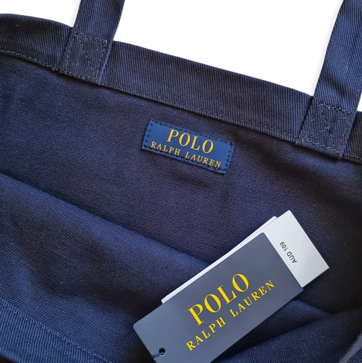 Polo Bear Tote Bag - Navy