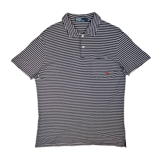 Vintage Ralph Lauren Striped Polo Shirt - L