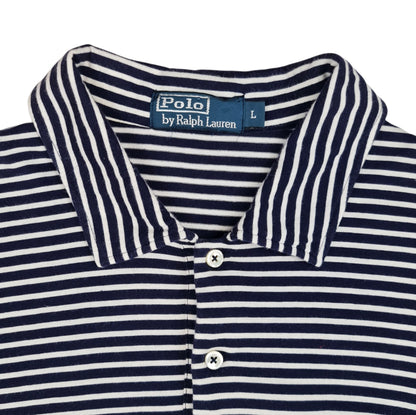 Vintage Ralph Lauren Striped Polo Shirt - L