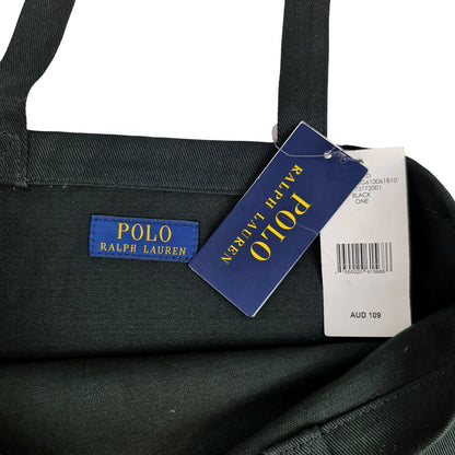 Ralph Lauren Canvas Tote Bag - Black