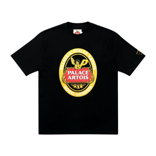 Palace x Stella Artois Coaster Tee Black - L