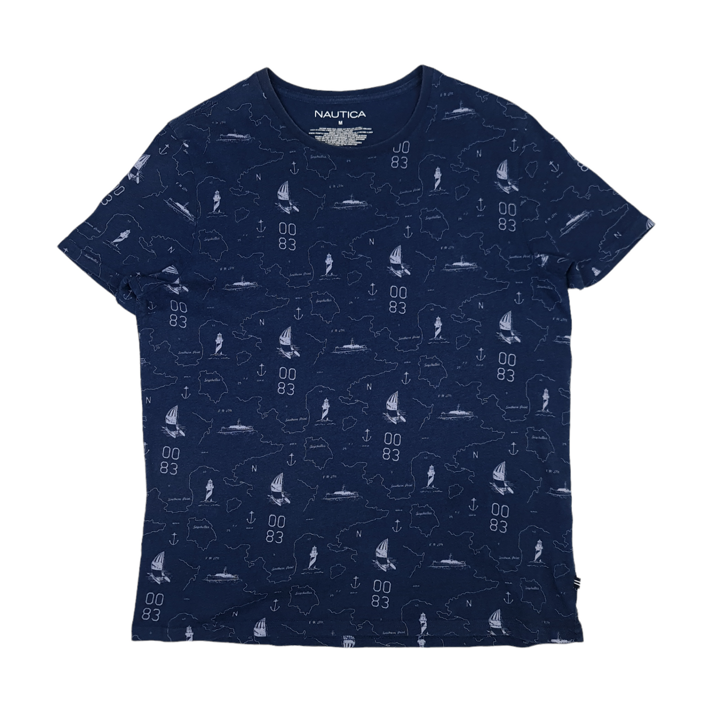 Nautica All Over Print Tee - M