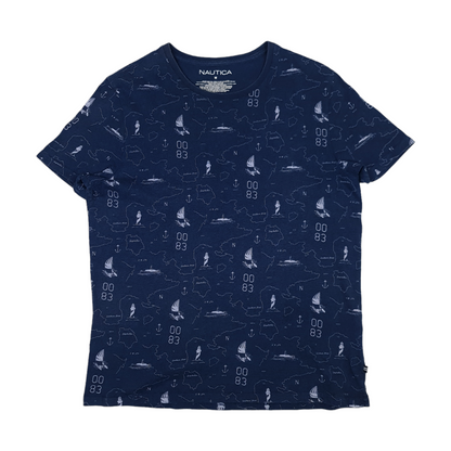 Nautica All Over Print Tee - M