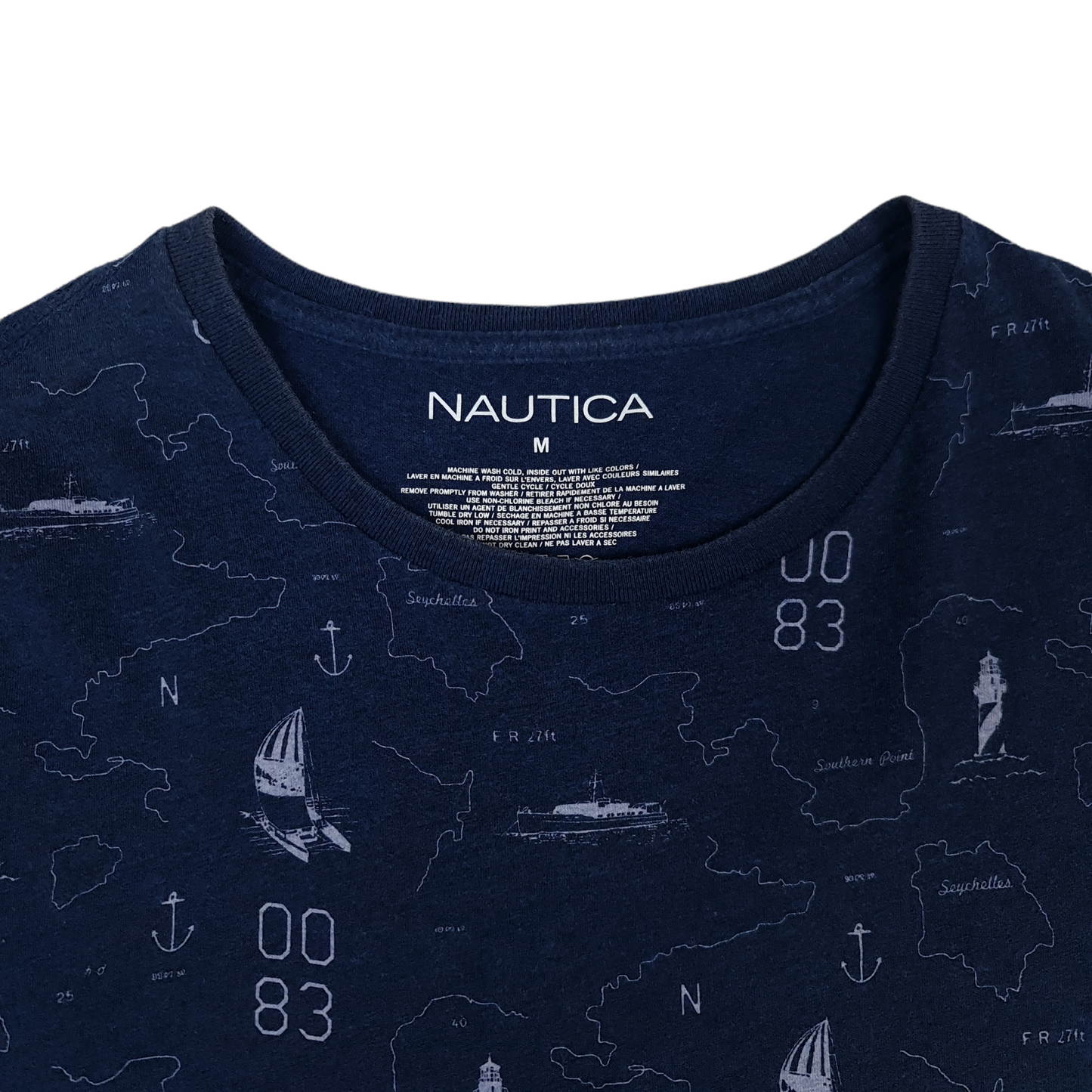 Nautica All Over Print Tee - M