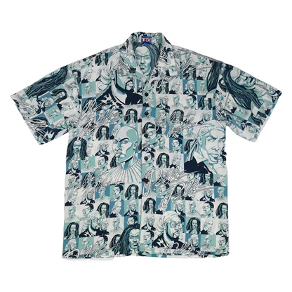 Vintage Tough Guy All Over Print Shirt - XL