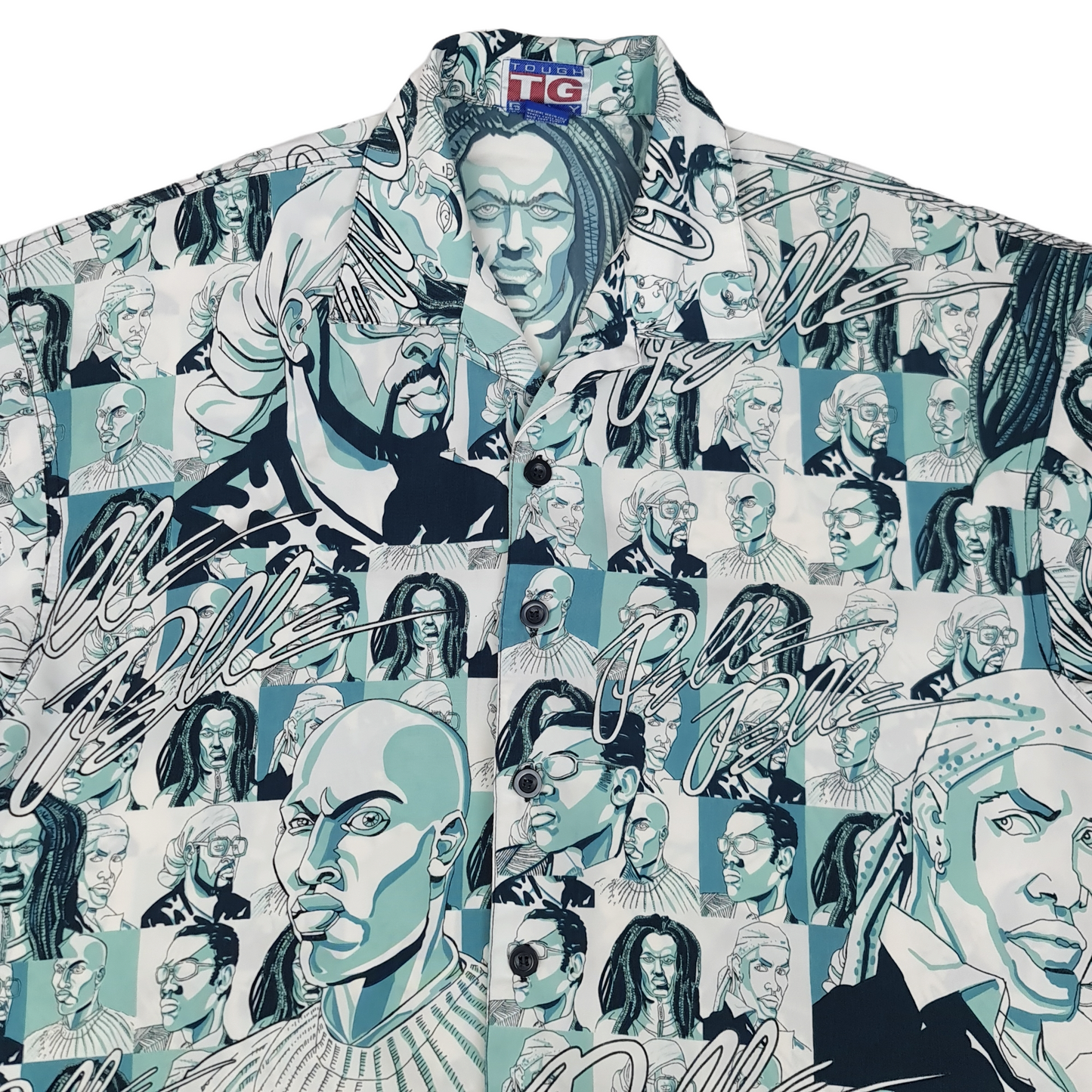 Vintage Tough Guy All Over Print Shirt - XL