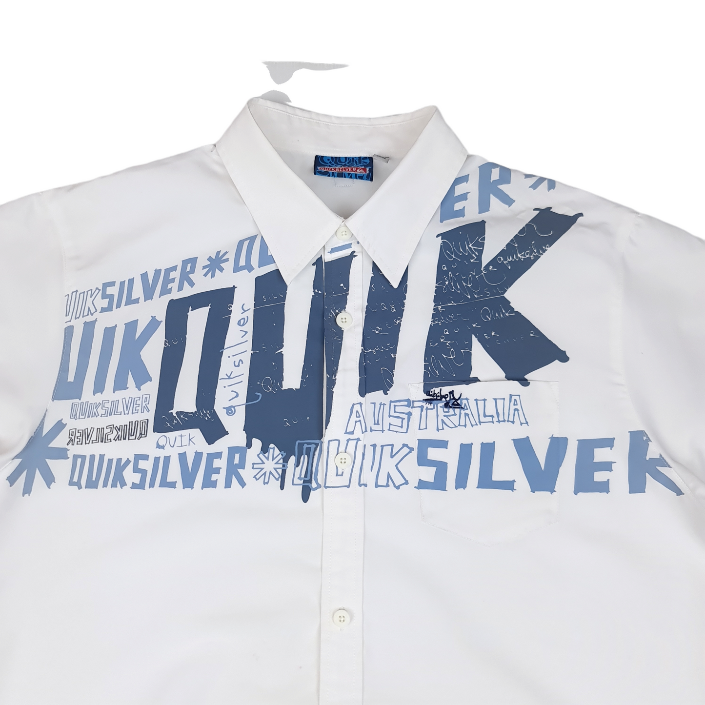 Y2K Quiksilver Short Sleeve Shirt - L