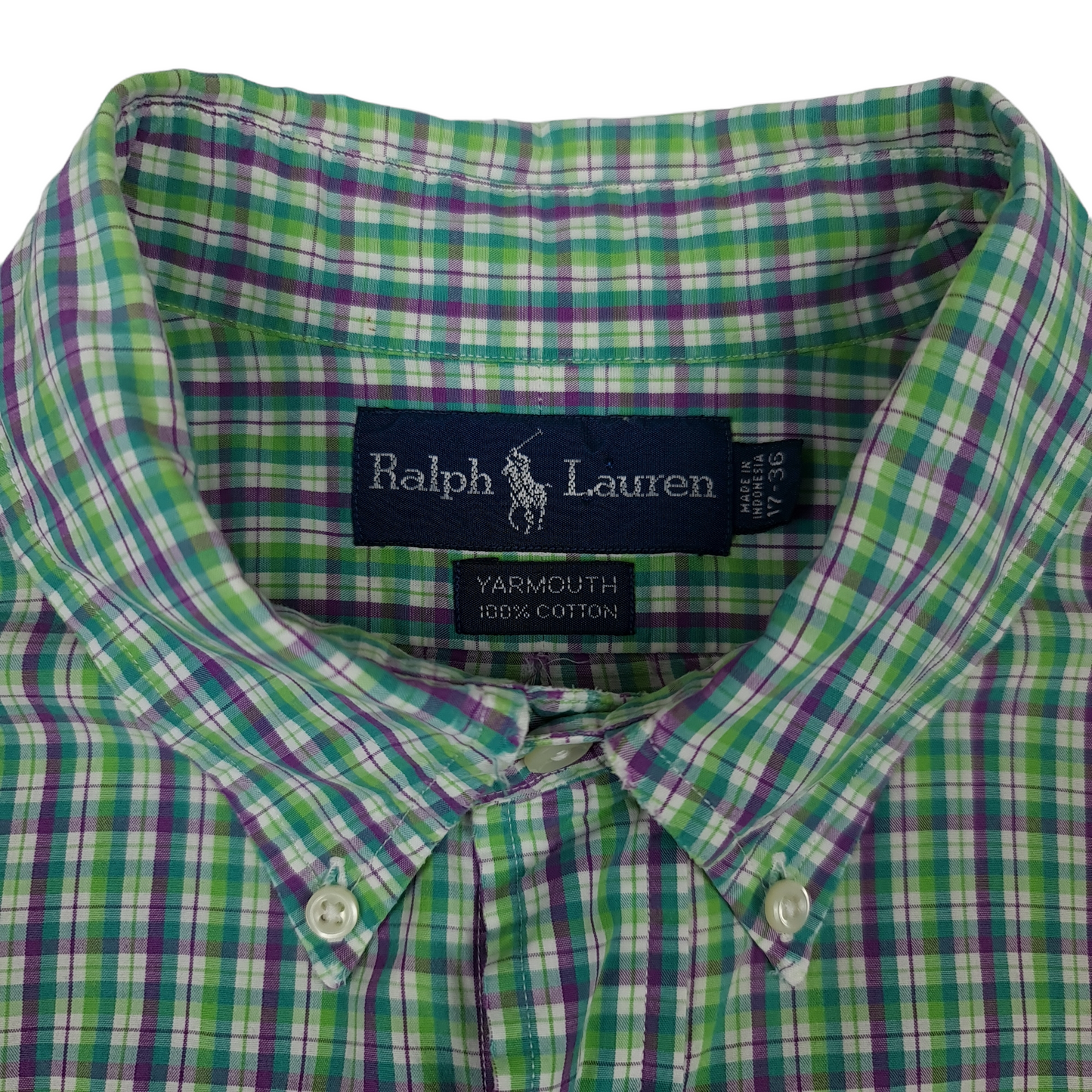 Vintage Ralph Lauren Short Sleeve Button Up Shirt - XL