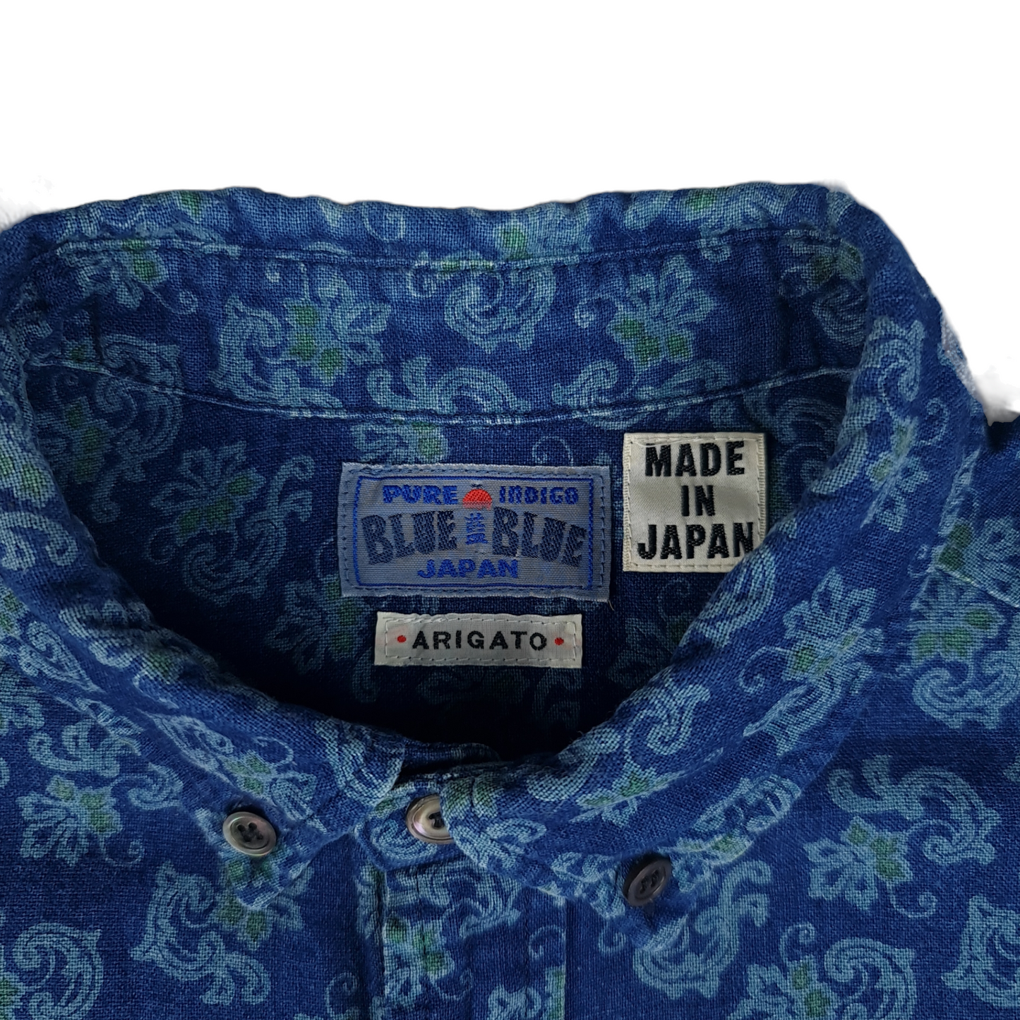 Blue Blue Japan Button Up Shirt - L