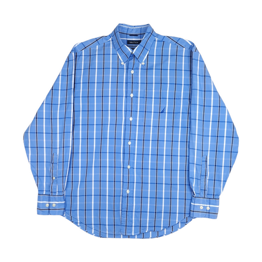 Nautica Long Sleeve Button Up Shirt - M/L