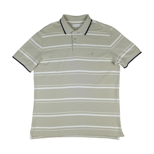 Nautica Striped Polo Shirt - M