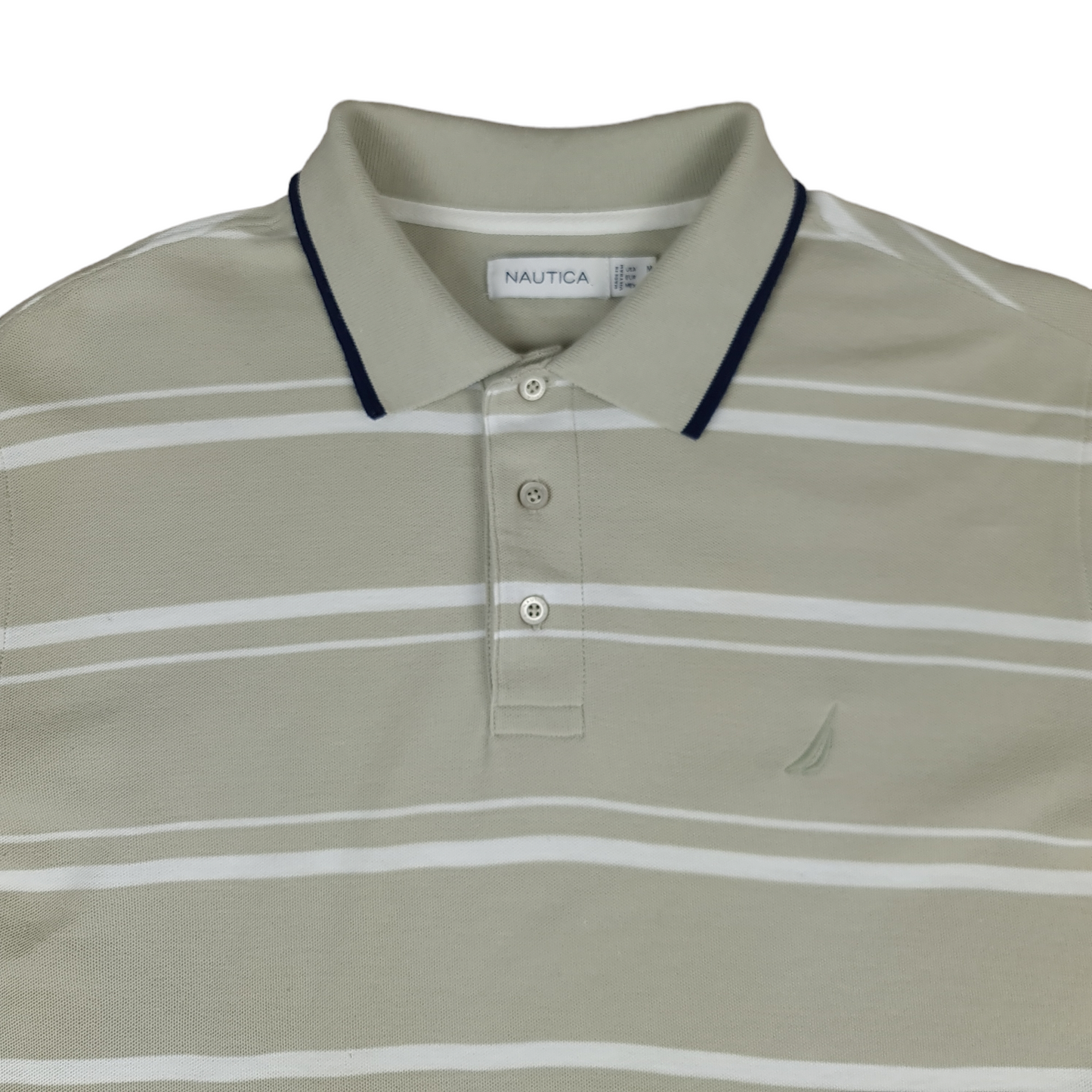 Nautica Striped Polo Shirt - M