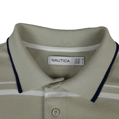 Nautica Striped Polo Shirt - M