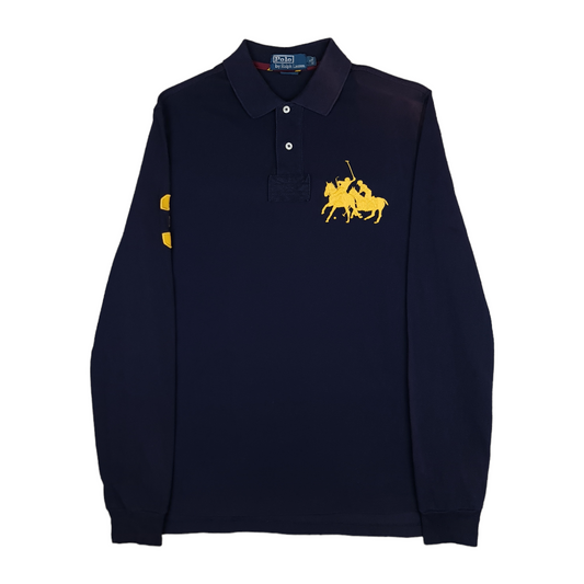 Vintage Ralph Lauren Long Sleeve Rugby Polo Shirt - M