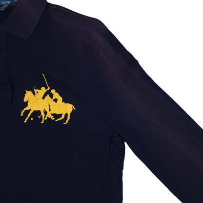 Vintage Ralph Lauren Long Sleeve Rugby Polo Shirt - M