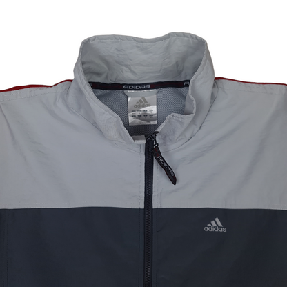 Adidas Long Windbreaker Jacket - S/M