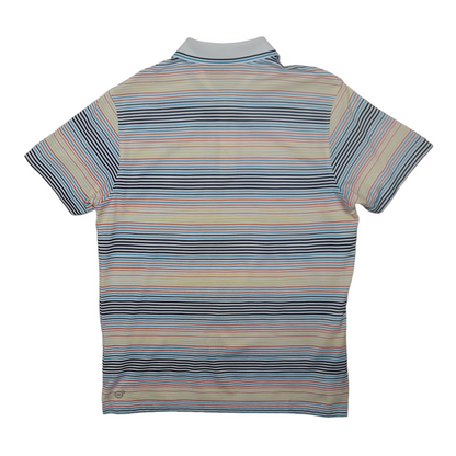 Puma Striped Polo Shirt - L