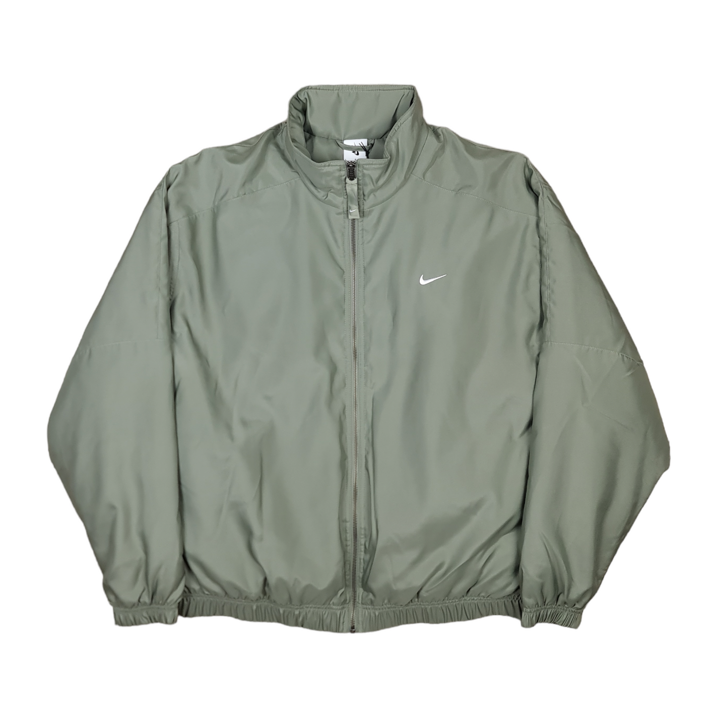 Nike Lab Solo Swoosh Satin Bomber Jacket - L