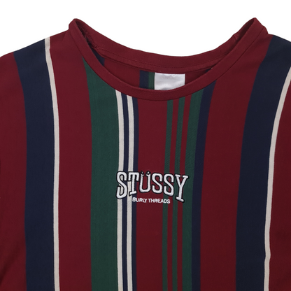 Stussy Y2K Striped Tee - S