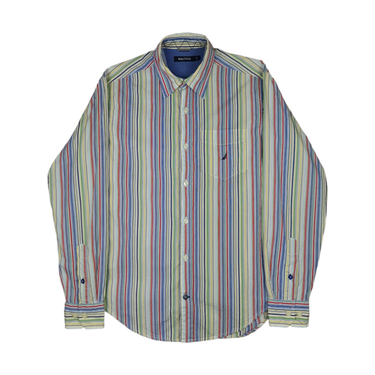 Nautica Long Sleeve Button Up Shirt - S