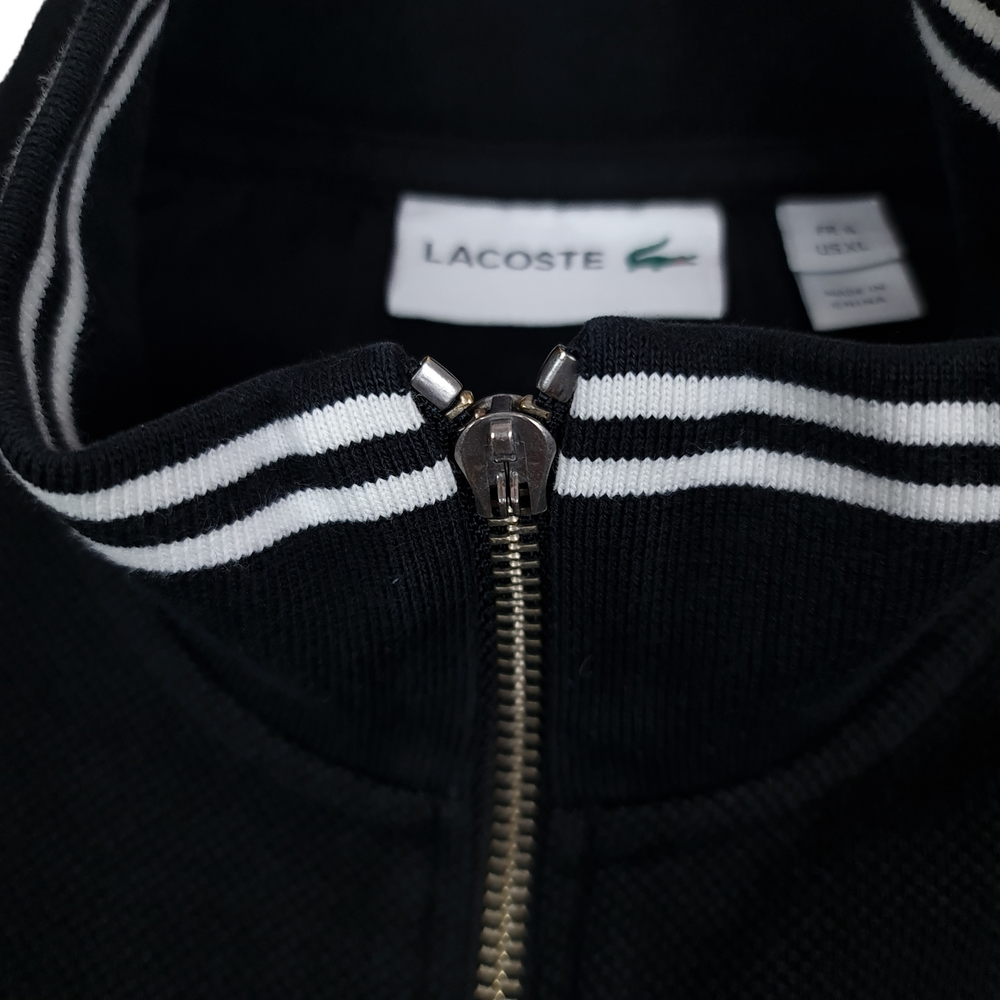 Lacoste Full Zip Sweater - XL