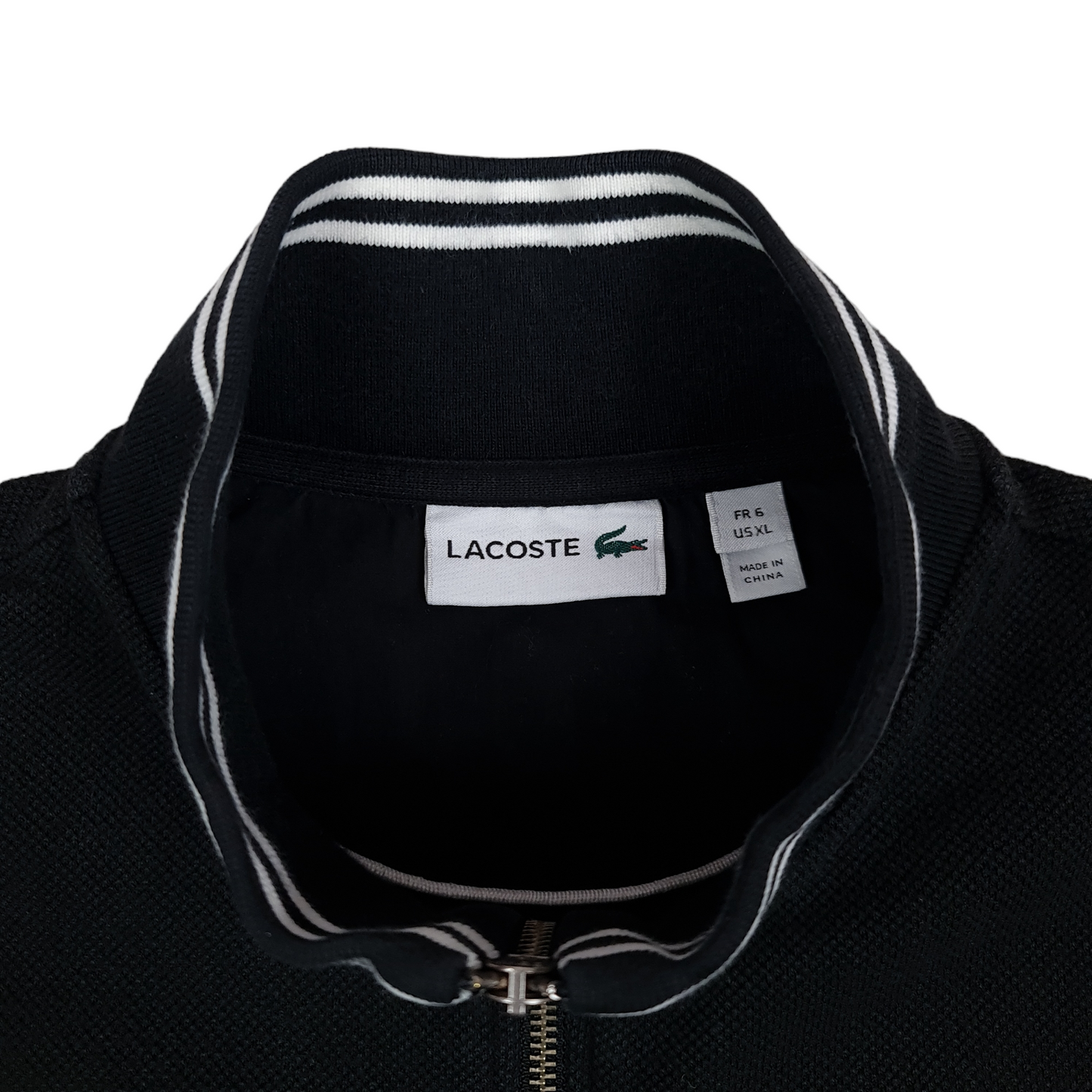 Lacoste Full Zip Sweater - XL